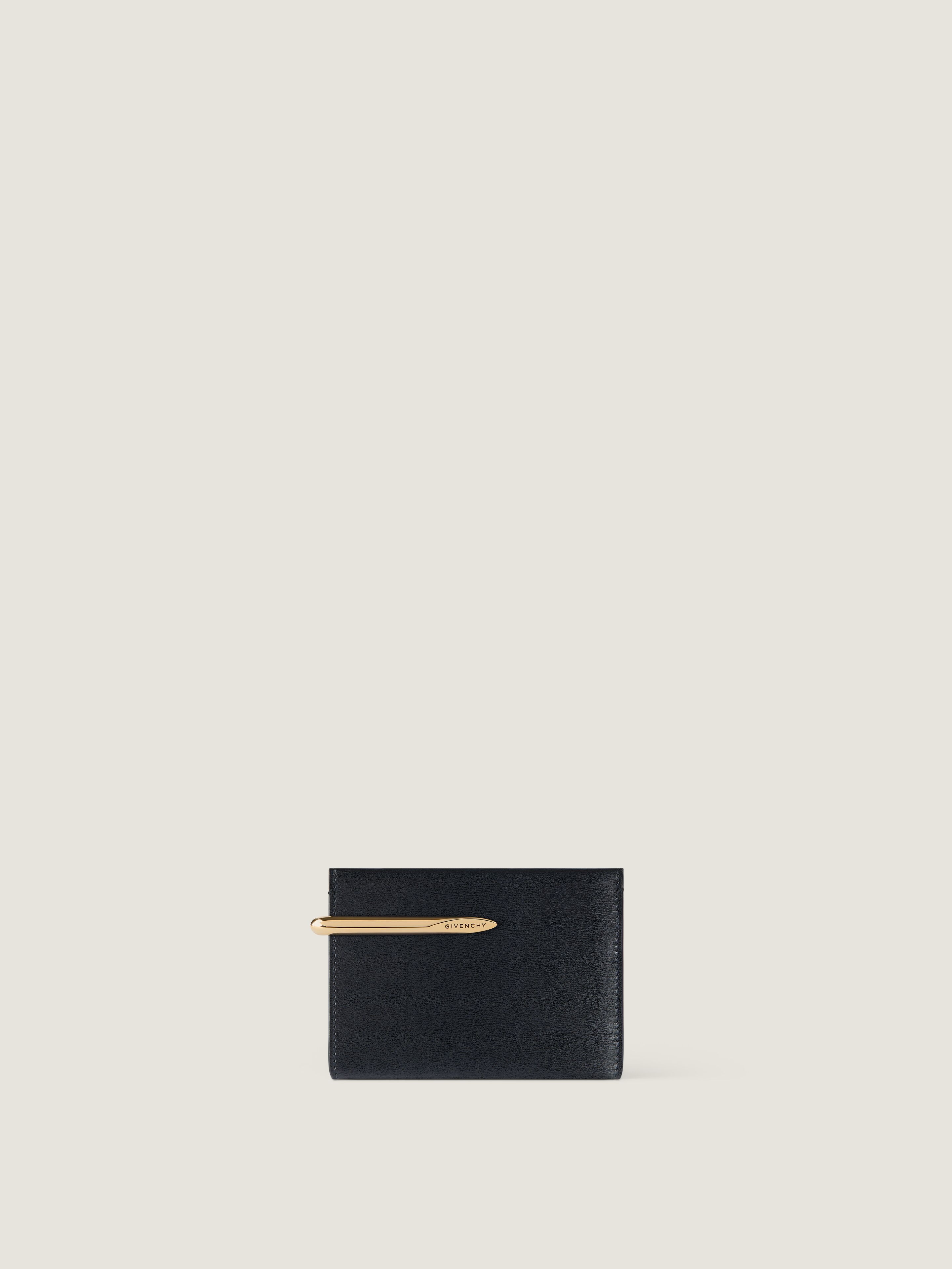 Pinch wallet in leather